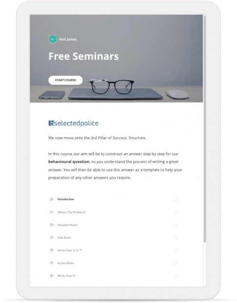 Free Webinar: 5 Key Elements for a High Scoring Interview Answer